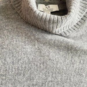 NWT $325 MAGASCHONI Incredible Soft 100% Cashmere Cowl Neck Sweater Large